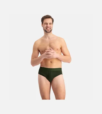 Image de Bamboo Basics slip lot de 3 knitted brief black / army / navy hommes
