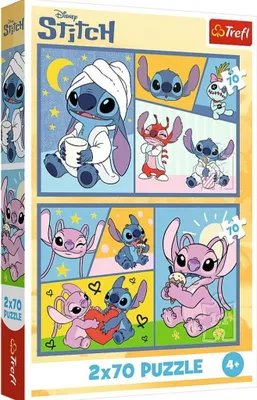 Image de Trefl TREFL DISNEY STITCH puzzle set, 2x70 pcs