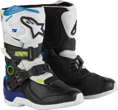 Produktbild von Alpinestars Tech 3S Kinder Motocross Stiefel, weiß/schwarz/blau, 30.5