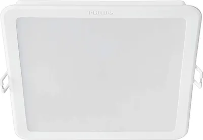 Image de LED Downlight Spot encastré 13W PHILIPS Slim Angle Meson Coupe 125x125 mm 3000K Blanc chaud