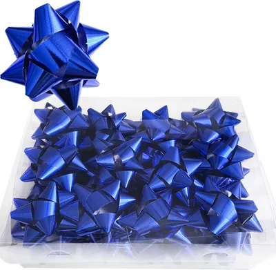 Image de Rosettes adhésives 8 cm bleu marine 36 pièces 1 paquet.