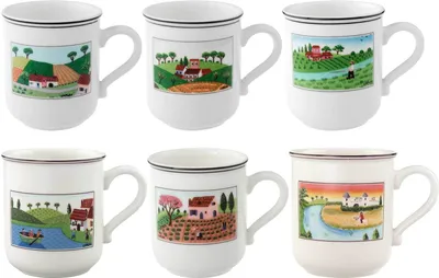 Produktbild von Villeroy & Boch Design Naif Kaffeebecher 300 ml Kollektion 6er Set