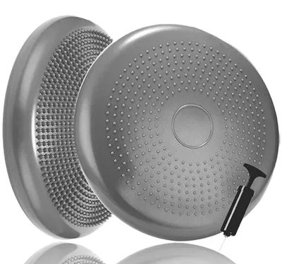 Productafbeelding van Balanskussen voor volwassenen, balzitkussen met luchtpomp, diameter 33 cm