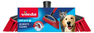 Zdjęcie produktu dla Vileda 173814, Szczotka do miotły, Czarny, Czerwony, 1 szt.