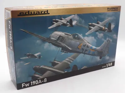 Productafbeelding van Eduard 82147, Fw 190A-8, modelbouwset, schaal 1:48, in originele verpakking
