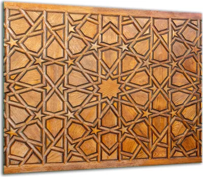 Produktbild von Herdabdeckplatten Glaskeramikkochfeld-Abdeckung Spritzschutz Glas 60x52cm Holz