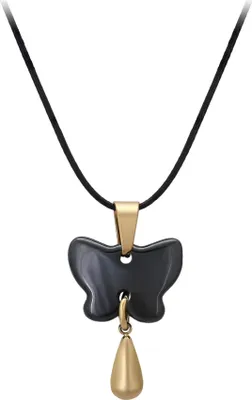 Produktbild von joella damen halskette - schwarz, one size