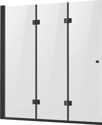 Produktbild von Bathtub Shower Door 51 in. W x 56 in. H Frameless Foldable Tub Shower Door