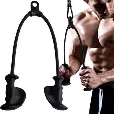 Obrázek produktu pro Rukojeť s lanem pro tricepsový zdvih - PREMIUM