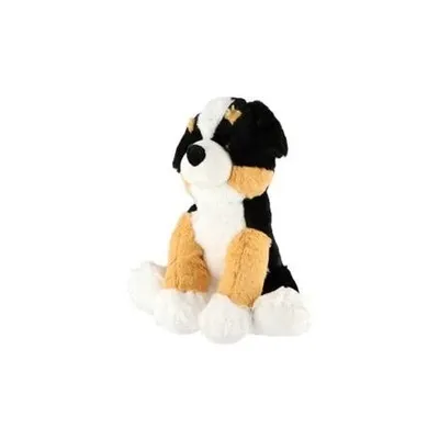 Immagine prodotto di Cane/ cucciolo seduto in peluche 38 cm nero-marrone-bianco