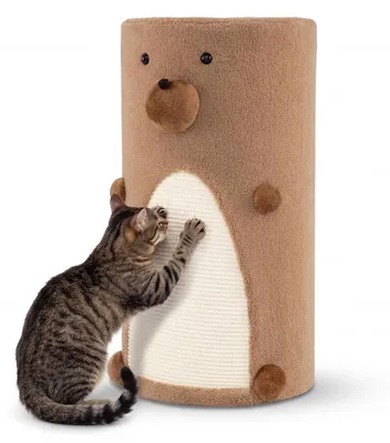 Immagine prodotto di FANTASK, tiragraffi, diametro 35 x 66 cm, tiragraffi con tappetino in sisal e 2 rifugi per gatti