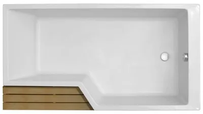 Image de JACOB DELAFON Baignoire bain-douche 150 x 80 droite NÉO