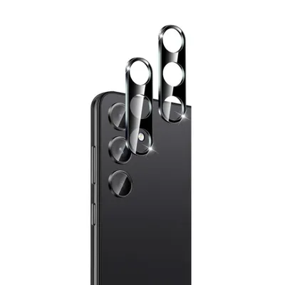 Produktbild von CLM-Tech 2X Kameraschutz kompatibel mit Samsung Galaxy A55 5G Kameraglas Panzerfolie Panzerglas Crystal Clear Kameraschutzfolie 9H Glas Schutz Glas Linse Schutzglas Folie kristallklar 2X Stück