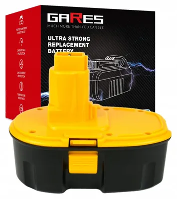 Zdjęcie produktu dla GARES Akumulator Bateria do Dewalt DC759 DCD925B2 DW059B DC759KA | 18 V 3Ah | Seria Wzmocniona High-Performance | Wysoka Moc