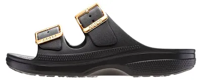 Produktbild von Crocs Metallic Buckle Saturday Sandal Damen Style-Pantoletten Schwarz (Black), 213316-001
