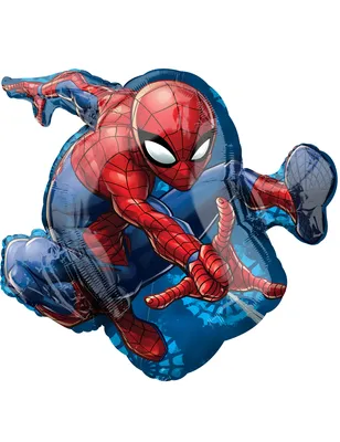 Productafbeelding van AMSCAN - Aluminium - Spiderman ballon - leeg - 1 stuks