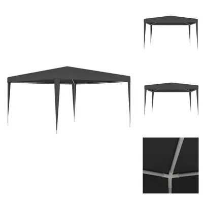 Immagine prodotto di vidaXL Tenda professionale per feste 4×4 m antracite 90 g/m² - Padiglioni e tende per feste