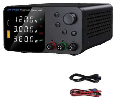 Immagine prodotto di Alimentazione, tensione regolabile, corrente regolabile, 0-120V, 0-3A