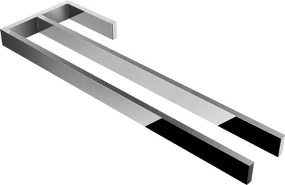 Produktbild von Handtuchhalter Jörn mit zwei Stangen für Waschtisch, Chrom, Aluminium