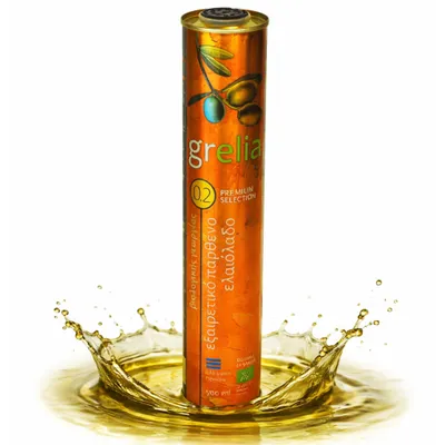 Zdjęcie produktu dla Grecka oliwa z oliwek extra virgin500 ml 0,2% Grelia - w puszce