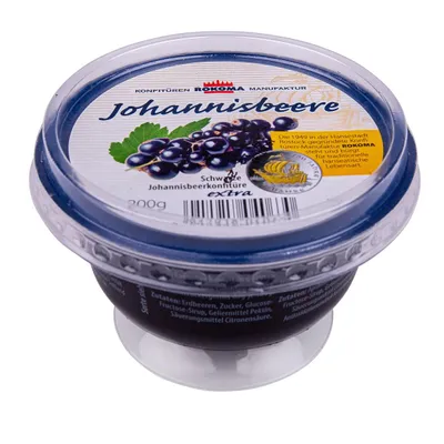 Produktbild von Rokoma Johannisbeer-Konfitüre 200g