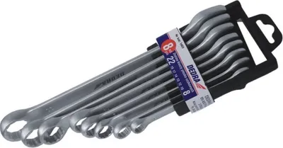Produktbild von 6-tlg. Kombischlüssel CrV-Satz 8, 10, 12, 13, 14, 17 mm