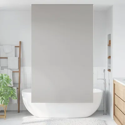 Image de vidaXL Store de douche 130x240 cm Largeur du tissu 126 cm
