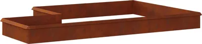 Produktbild von vidaXL Schneckenzauns 16 pcs 100 x 3,5 x 25 cm Wetterfeststahl Rostig