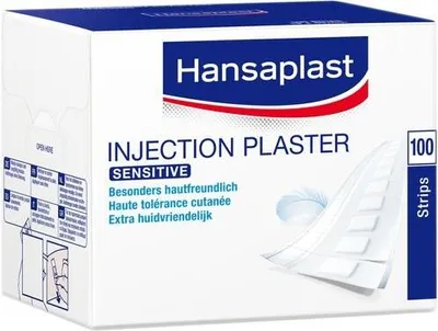 Image de Hansaplast Sensitive Pansement pour injection 1,9x4 cm 100 pces