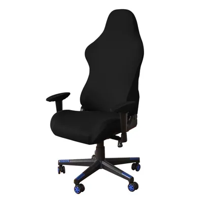 Produktbild von Stuhlhussen Stuhlbezug Hussen für Computerstuhl Gamingstuhl Schwarz