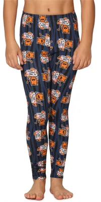 Image de Leggings longs en coton pour fille Merry Style MS10-337 (bleu marine/tigre, taille 110)