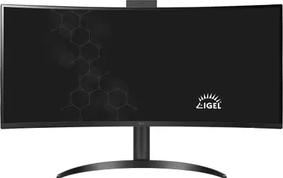 Produktbild von LG 34CR651I-6P, 86,4 cm (34"), Wide Quad HD, Intel® Pentium® Silver, 8 GB, 16 GB, Schwarz