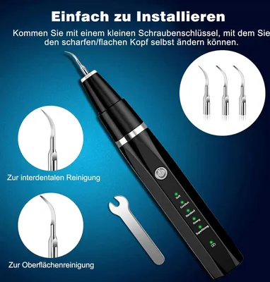 Produktbild von MODFU Munddusche,Professionelle Elektrische Kabellose Munddusche,Munddusche Zahnreiniger Wasser Flosser Oral irrigator, IPX6 Wasserdicht Schwarz