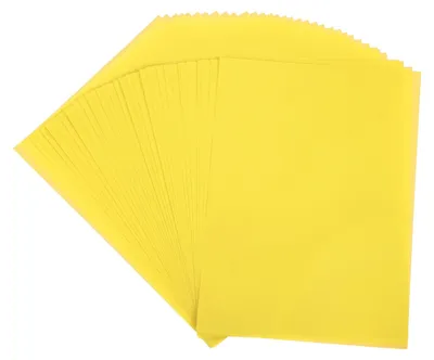 Pergamentpapier gelb, 27,9 x 21,6 cm, 36 Blatt, bedruckbar