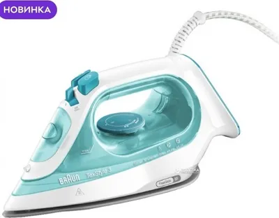 Produktbild von Braun SI 3041 GR Dampfbügeleisen Keramik-Bügelsohle Türkis, Weiß 2350 W
