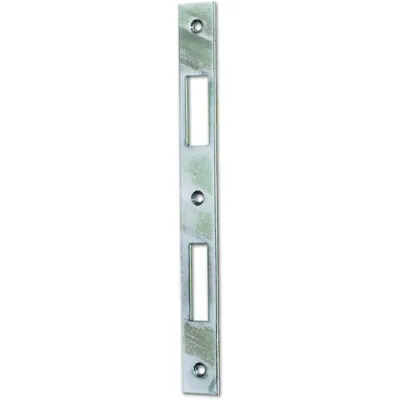 Produktbild von Schließblech gerade, 210 x 24 x 2 mm, Stahl verzinkt silberfärbig