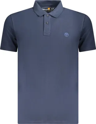 Image de Polo à manches courtes Timberland pour homme, bleu TB0A6VDP_BL433 : Taille - M Taille : M