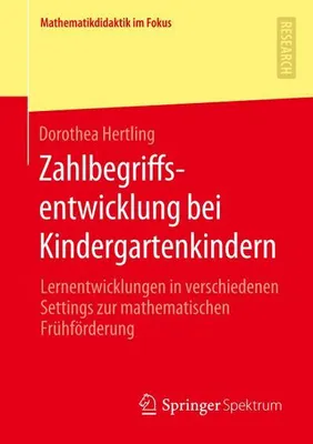 Produktbild von Zahlbegriffsentwicklung bei Kindergartenkindern