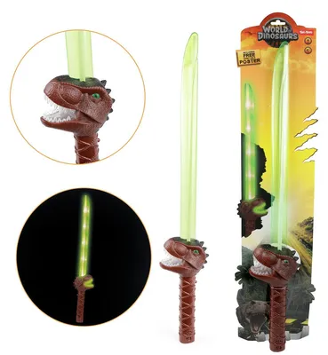 Produktbild von Toi-Toys - World of Dinosaurs Lichtschwert - T-REX Dinosaurier Dino Schwert Kinderspielzeug Spielzeugschwert