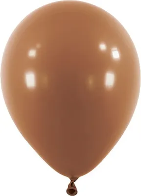 Obrázek produktu pro Hnědé balónky, čokoláda, 28 cm, 50 ks.