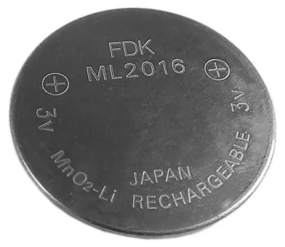Produktbild von Knopfzelle Akku Batterie ML2016 ML-2016 für Casio 24799