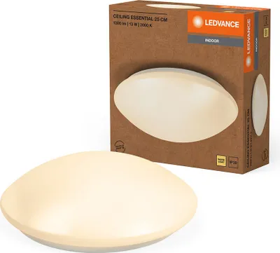 Produktbild von Ledvance LED Wand- & Deckenleuchte Essential Weiß rund Ø25cm 13W 1300lm warmweiß 3000K