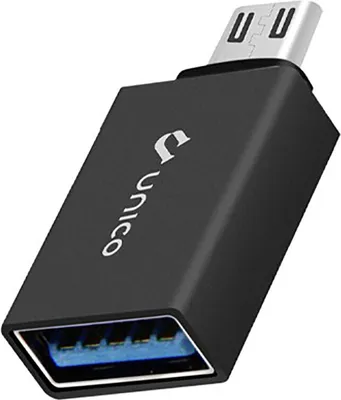 Produktbild von Adapter unico micro usb3.0 metallic. schwarz