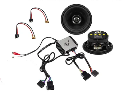 Image de ESX Haut-parleurs actifs Hifi Set Boxes pour Mercedes Benz W124 Set Q-W124