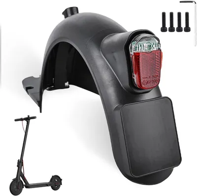 Productafbeelding van Spatbord achter met LED achterlicht - Geschikt voor Segway Ninebot Max G30