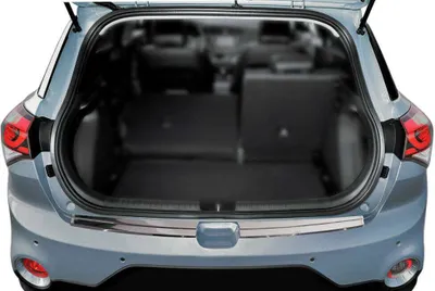 Image de Protection du seuil de chargement en acier inoxydable poli pour HYUNDIA i20 II ACTIVE | 2014-2018 | 2-TLG