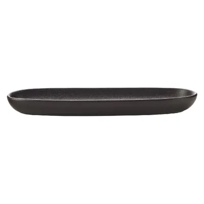Produktbild von Maxwell&Williams Caviar Black Servierplatte eckig 30x9 cm