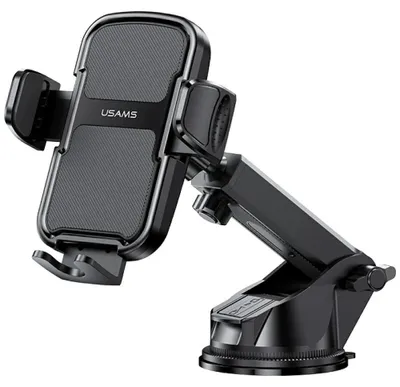 Immagine prodotto di Supporto da auto Usams ZJ086 per parabrezza/cruscotto, nero