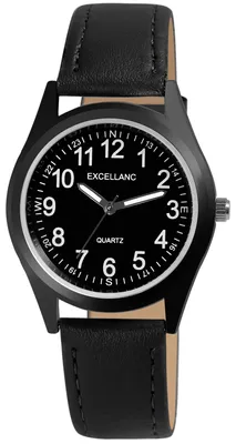 Produktbild von Excellanc Herren-Uhr mit Kunstlederions-Armband