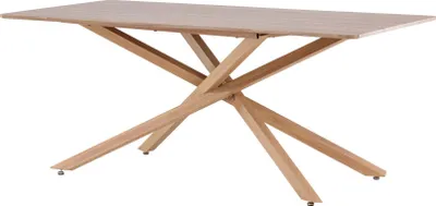 Obrázok produktu pre FURNLUX Jedálenský stôl Piazza orech a dub 90 cm / Hlavná farba: hnedá / Rozmery: 90 x 180 x 75 cm
